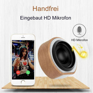 Mini Bluetooth Maserung-Stereoanlage