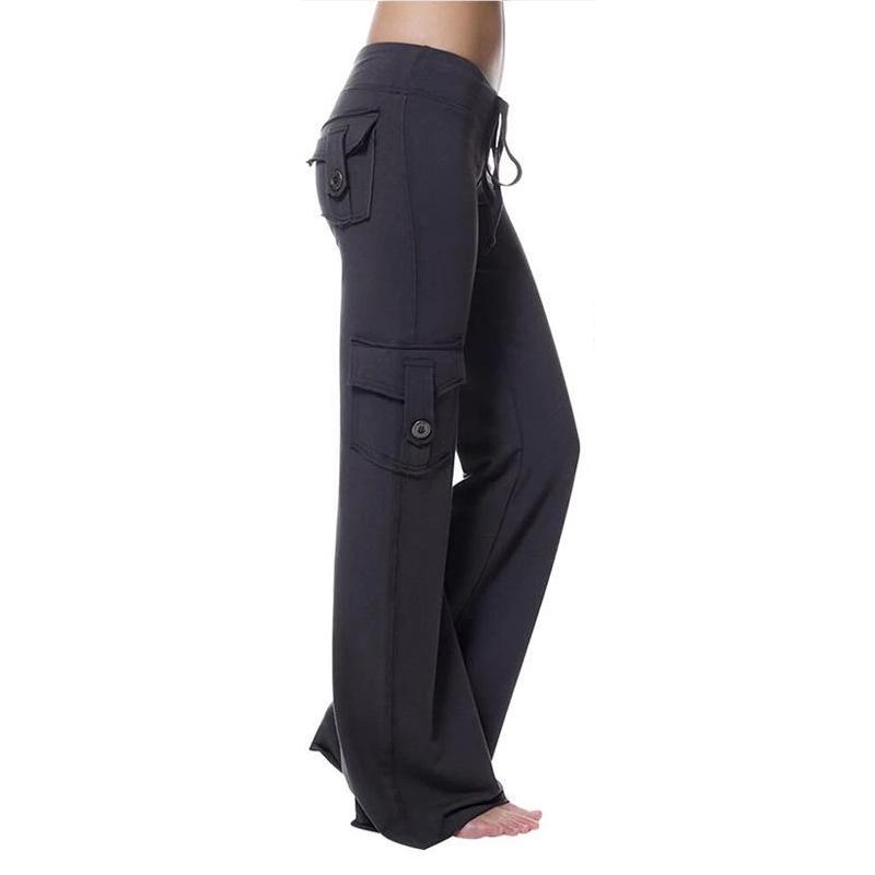 Elastische Umweltfreundliche Bambus Yogahose mit Taschen