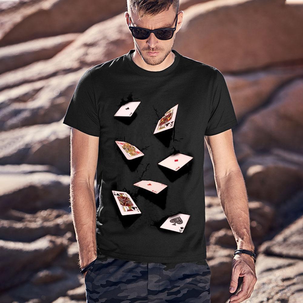 3D-Druckspielkarten T-shirt