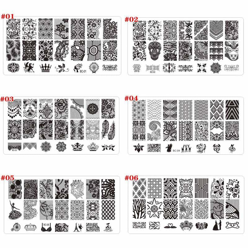 Nägel Art Decals Stamping Kit