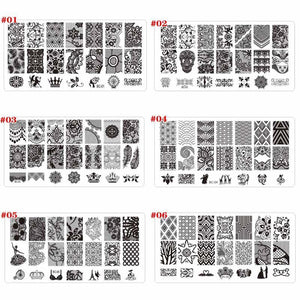 Nägel Art Decals Stamping Kit