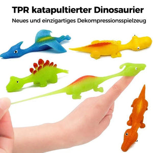 Schleuder Dinosaurier Spielzeug (Farben zufällig)