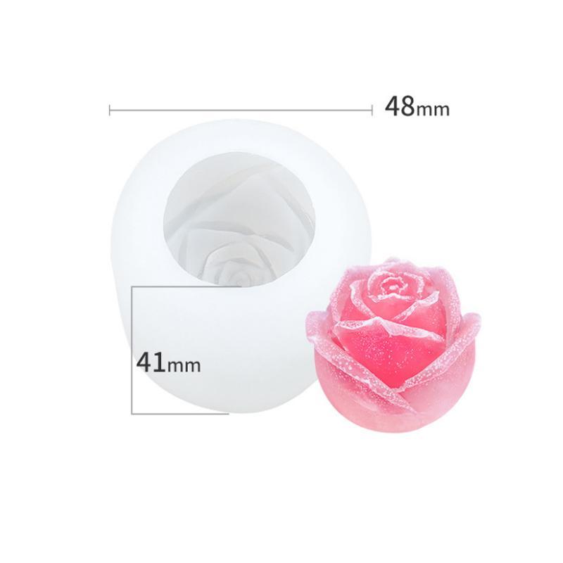 💖3D Silikon Rosenform Eiswürfelform