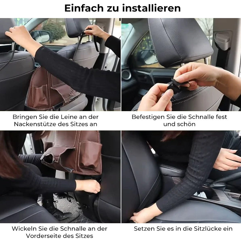 Aufbewahrungstasche zwischen Autositzen