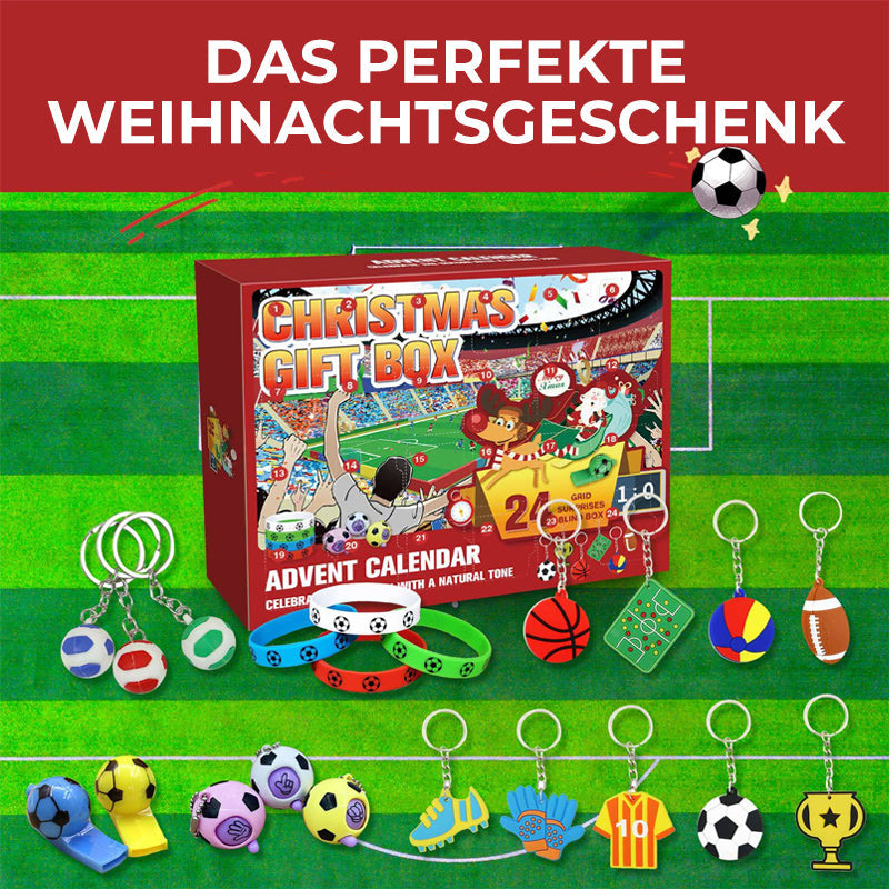 Weihnachtsblindbox über Fußballspielzeug für Kinder