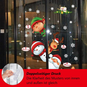 Weihnachten Fenster Aufkleber