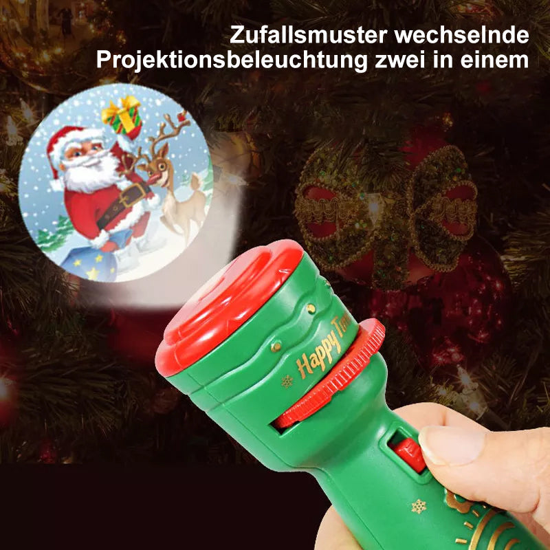 Weihnachten Leuchtende Taschenlampe-Projektorlampe