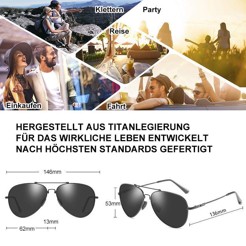 Premium ultraleichte polarisierte Sonnenbrille 100% UV-Schutz