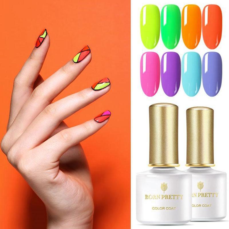 Leuchtendes Neon Nagel Gel Set