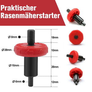 Praktischer Rasenmäherstarter