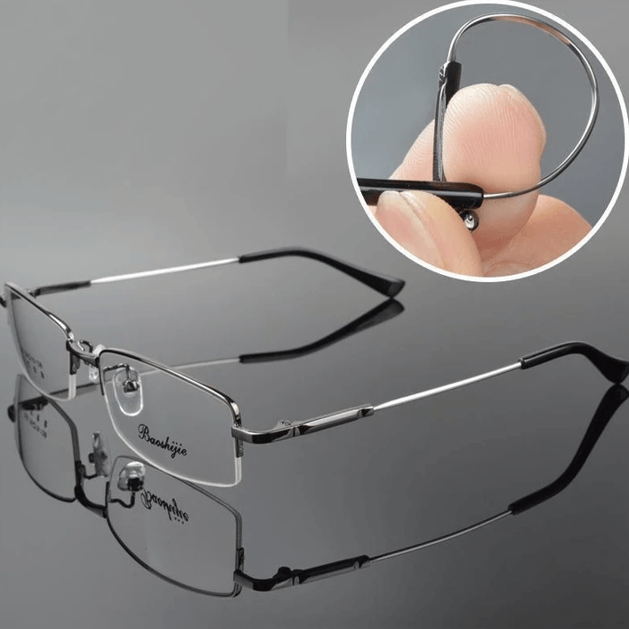 Titanium progressive Dual-Use-Lese-brille für nah und fern