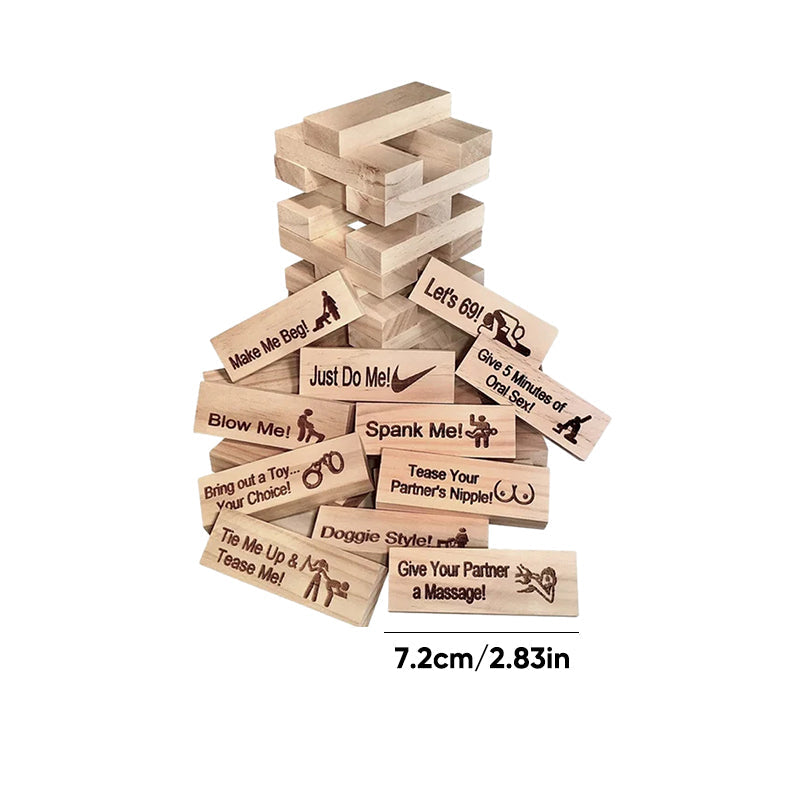 Super Frecher Block Turm Jenga Spiel