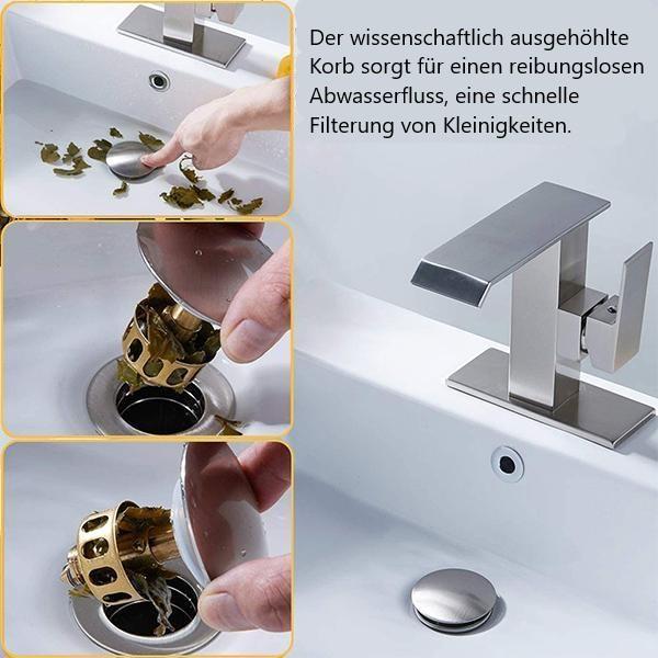 2-in-1-Badewannenstopfen und -filter