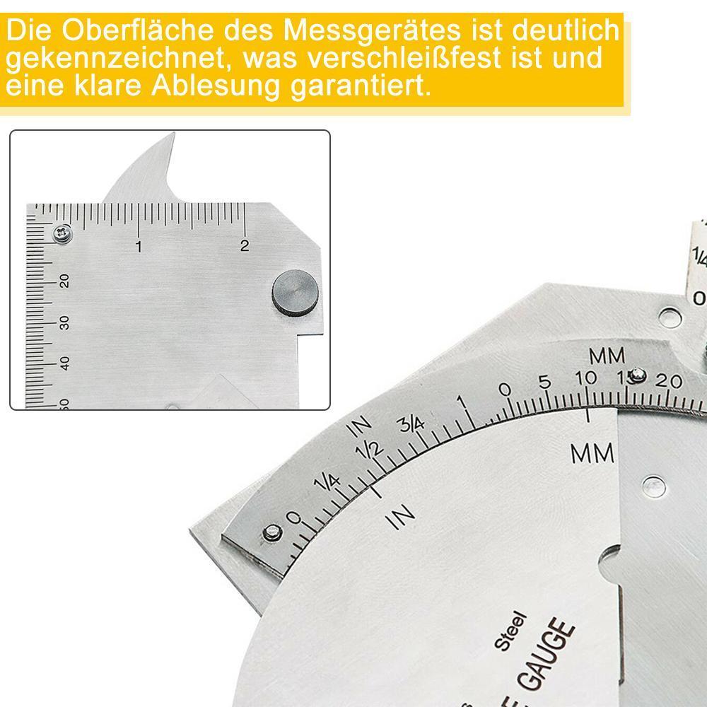 Schweißen Inspektion Lineal, Schweißlehre mit Kurvenscheibe