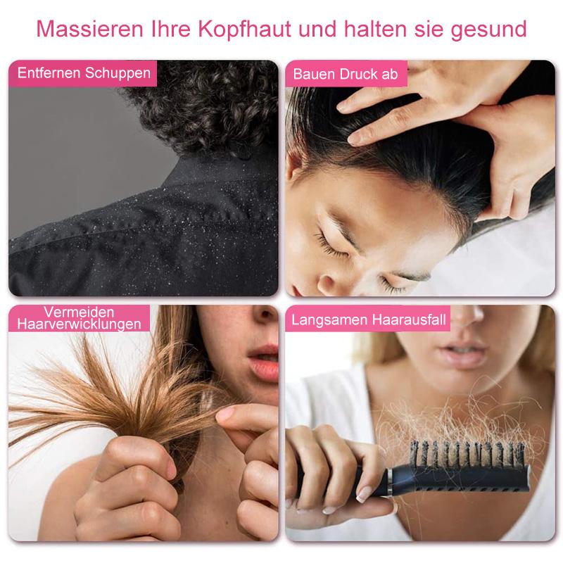 Transparente Massage-Shampoo-Bürste