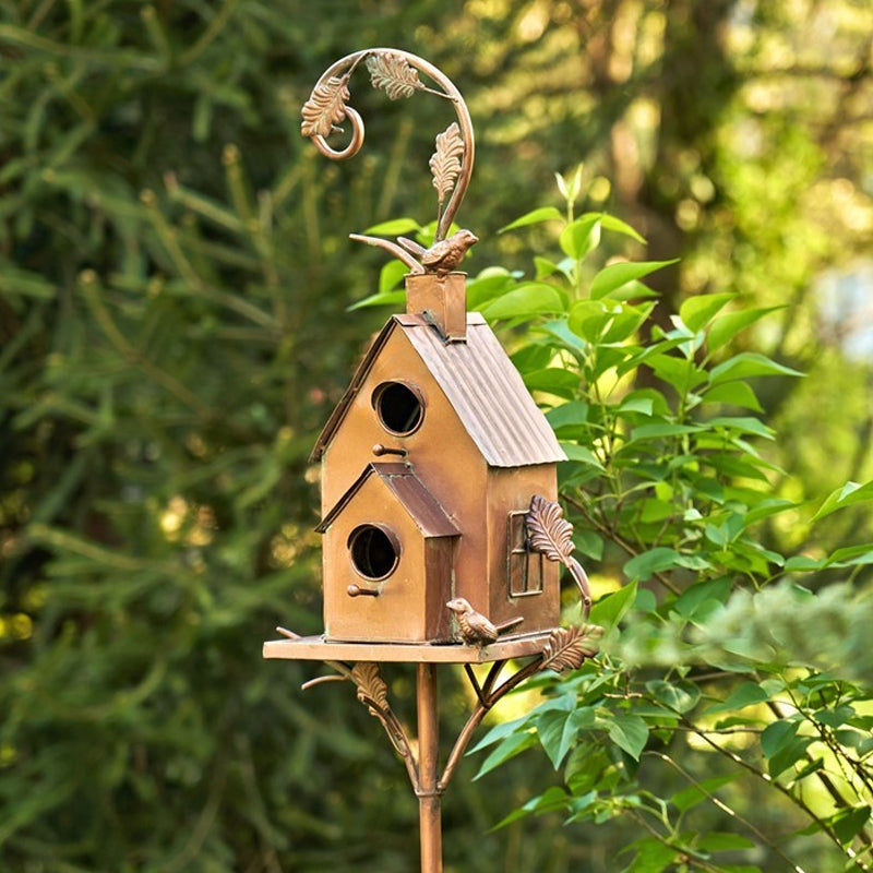 Kreative Garten-Vogelhaus-Dekoration Aus Metall