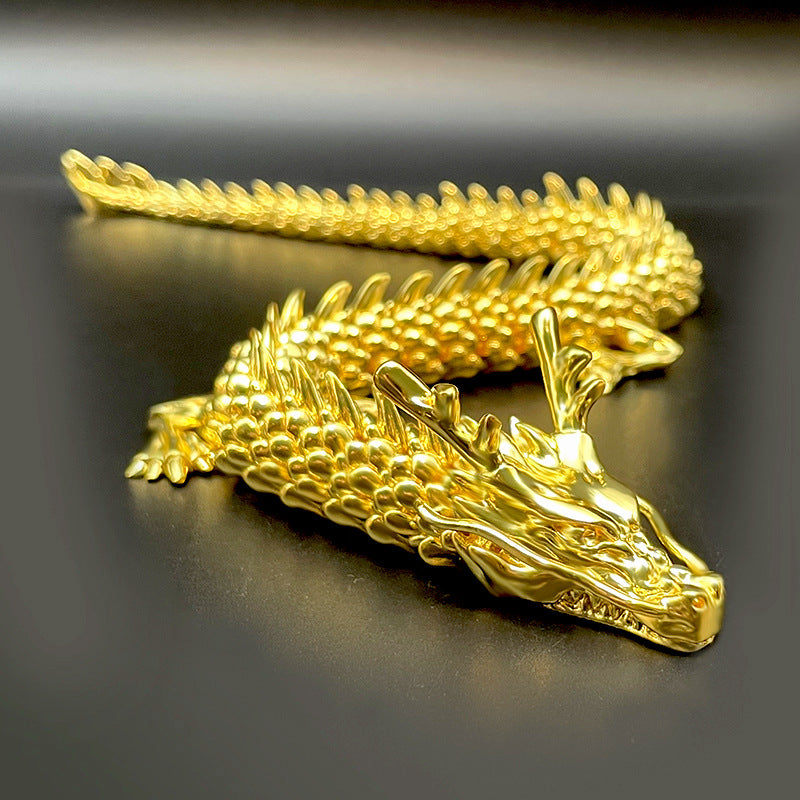 Golddrache mit beweglichen Gelenken