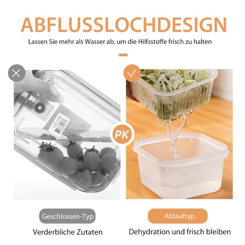 Zwiebel Ingwer Knoblauch Obst versiegelte Box