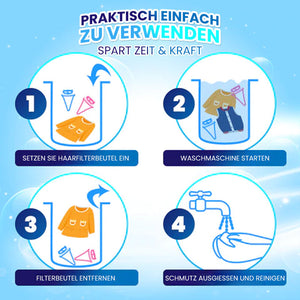 🧥Haar-Filterbeutel Für Waschmaschine