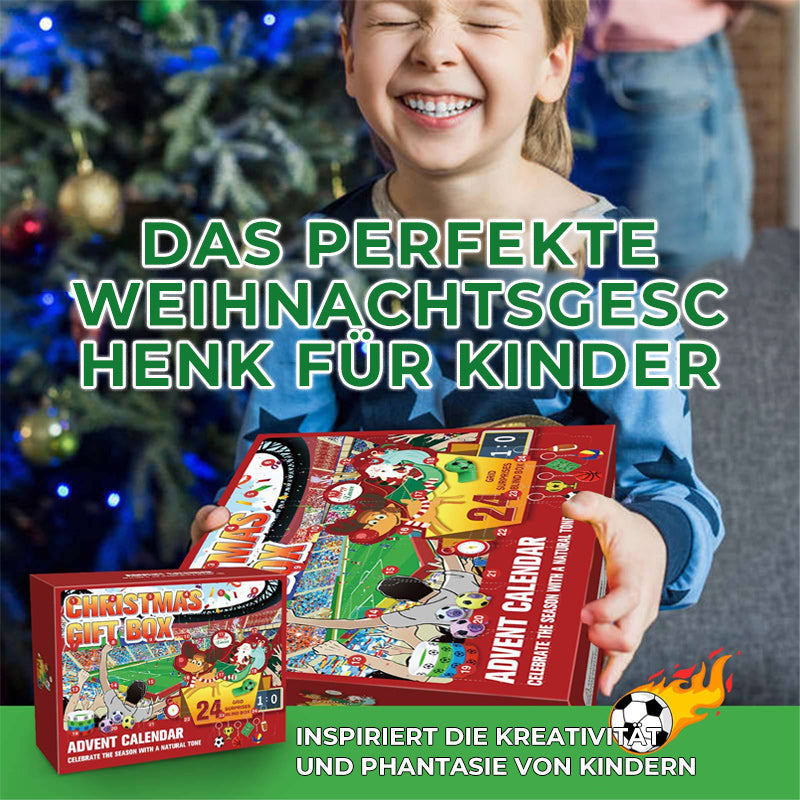 Weihnachtsblindbox über Fußballspielzeug für Kinder