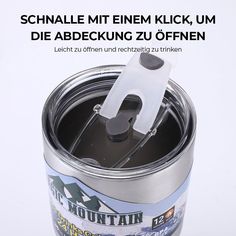 Auto-Thermosflasche aus 304 Edelstahl