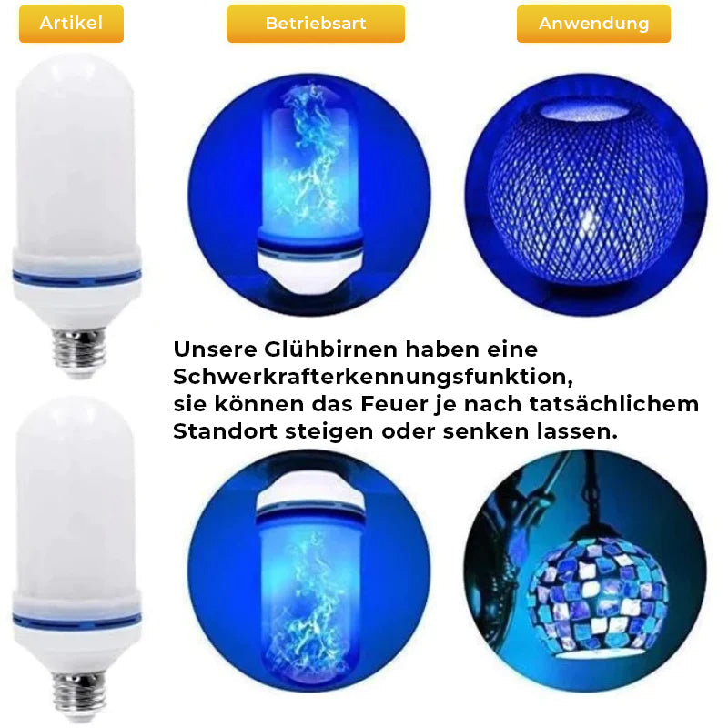 LED Feuerlicht mit Schwerkrafteffekt