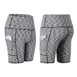 Hohe Taille Laufen Yoga Shorts