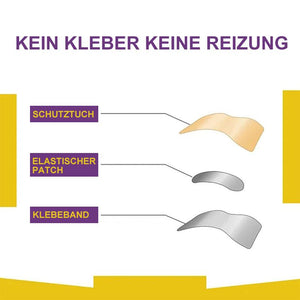 Klebefreie Pflaster für Zehennägel