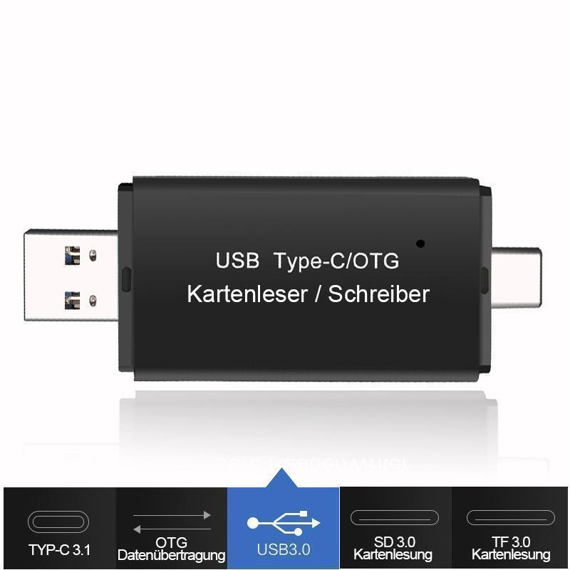 3 in 1 OTG-Kartenleser