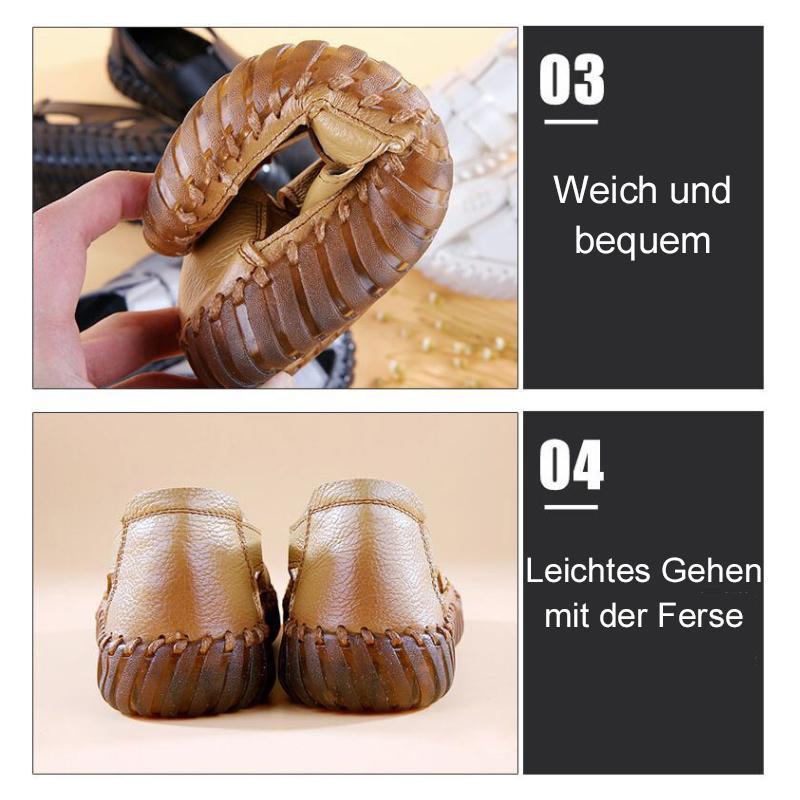 Die handgemachten für die Frauen mit weichem Boden Sandalen aus Leder