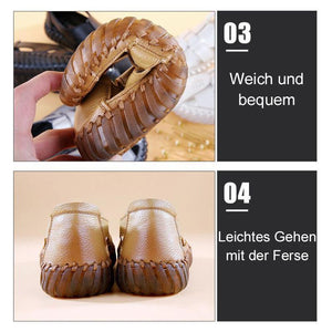 Die handgemachten für die Frauen mit weichem Boden Sandalen aus Leder