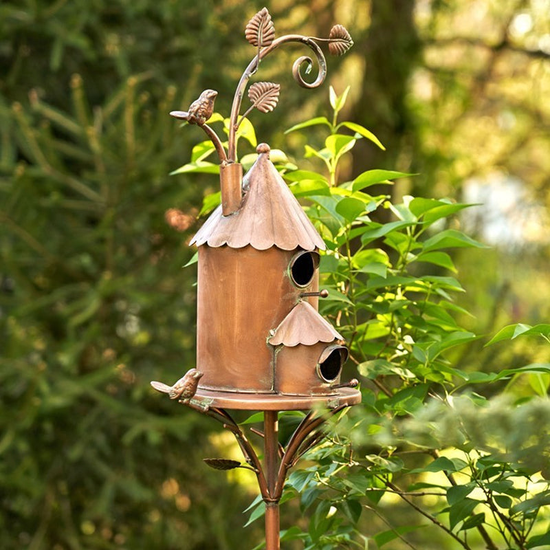 Kreative Garten-Vogelhaus-Dekoration Aus Metall