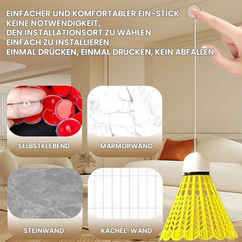 Badminton-Trainer mit automatischem Rückprall