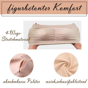 Unterstützender nahtloser Bandeau-BH