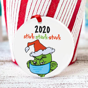 Stink Stank Stunk Weihnachtsbaumschmuck Thema Quarantäne Weihnachtsdekoration