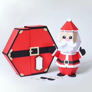 3D-Popup-Box-Karte “Weihnachtsmann-Streich”