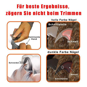 Bequee beleuchteter Haustier Nagelknipser