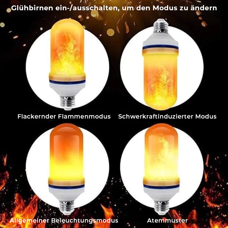 LED Feuerlicht mit Schwerkrafteffekt