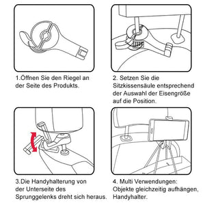 👋Kopfstützenhalterung Auto Haken