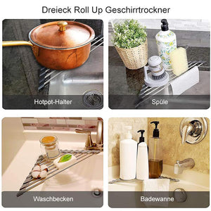 Dreieck Roll Up Geschirrtrockner