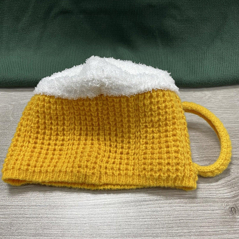 🍺Lustiges 3D-Bierkrug-Strickhandschuh-Geschenk🎁