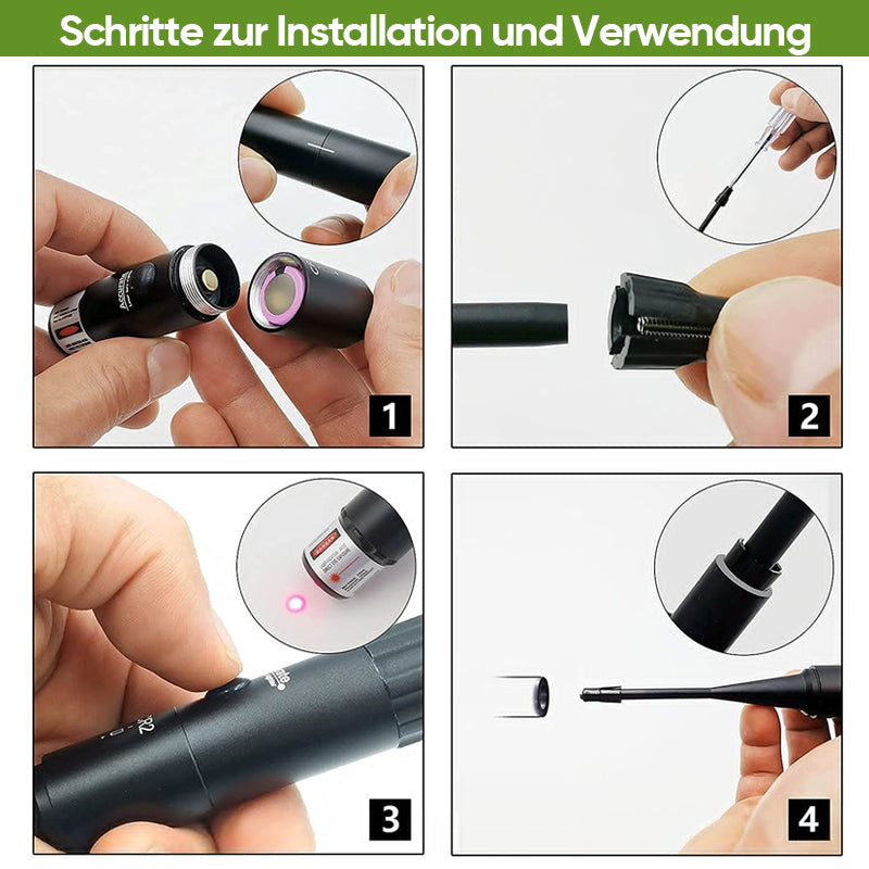 Einstellbares rotes Laservisier-Kit