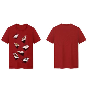 3D-Druckspielkarten T-shirt