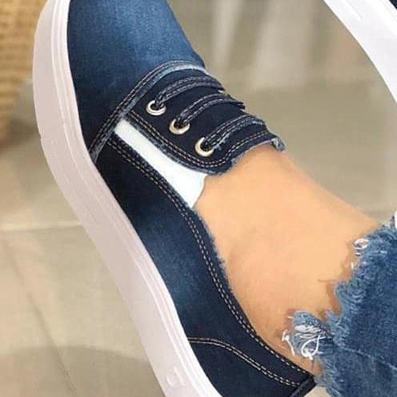 Frauen Casual Canvas Sneaker Schuhe