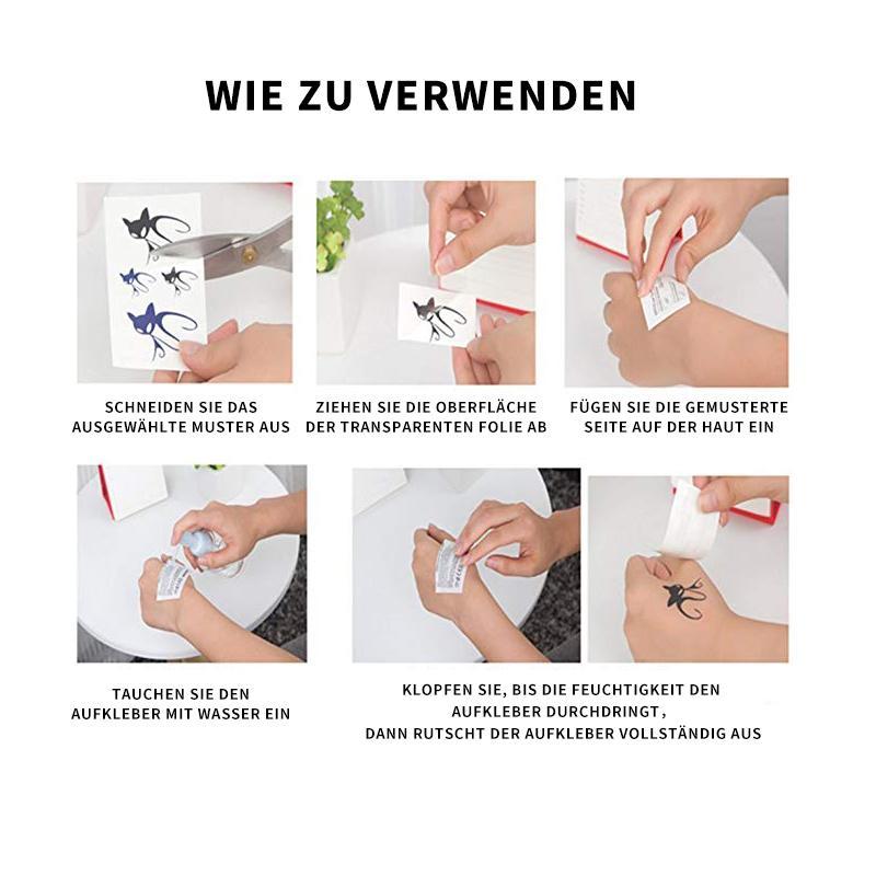 Wasserdichter Tattoo-Sticker