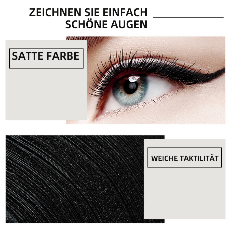 🔥Matter, wasserfester, dauerhafter, schwarzer Einkopf-Eyeliner