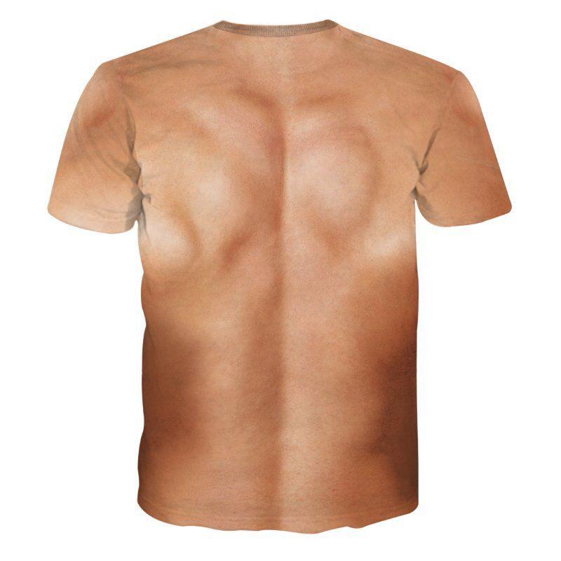 Muskel Tattoo Druck T-Shirt