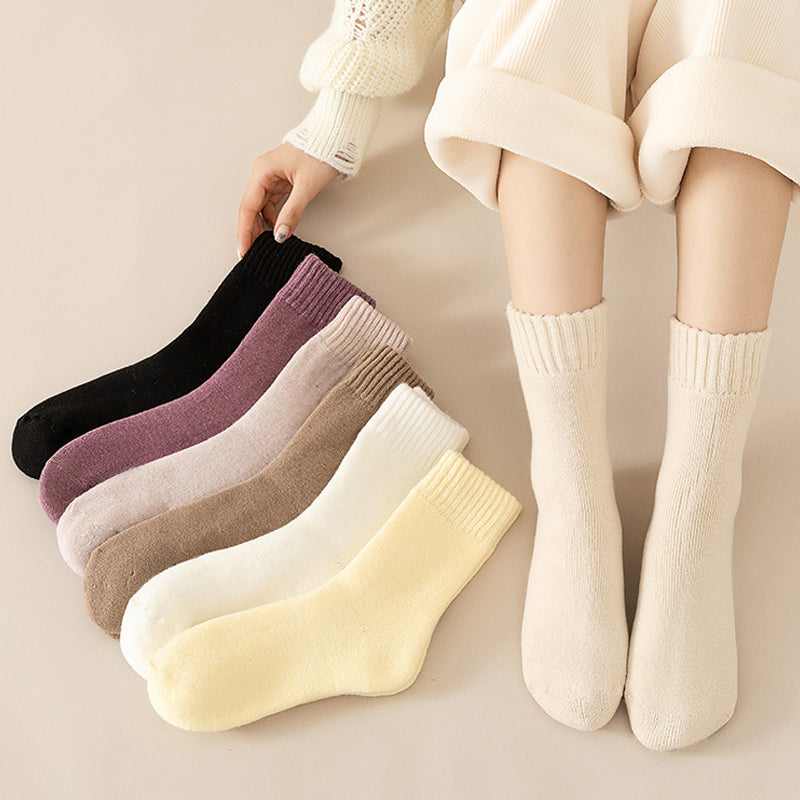 Kuschelige Unisex-Winter-Thermosocken aus Samt