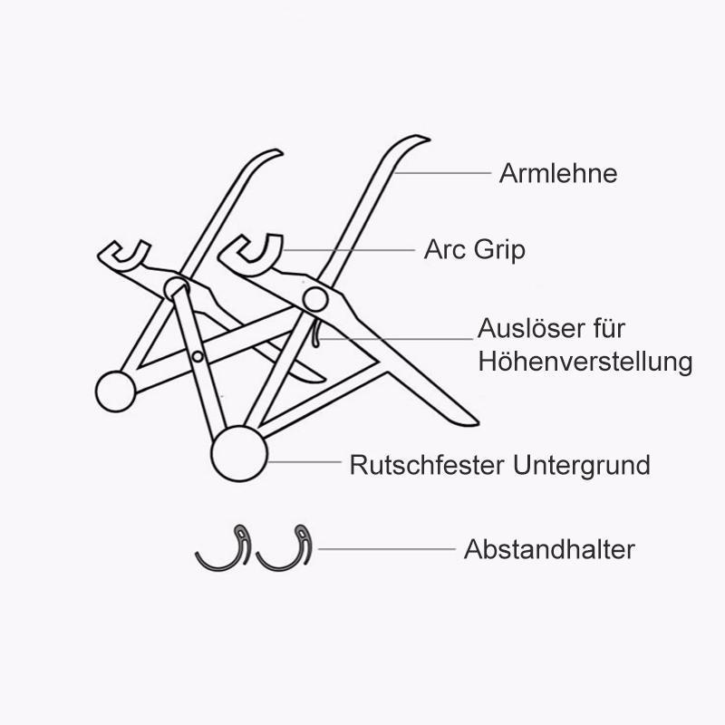 Tragbarer Laptopständer