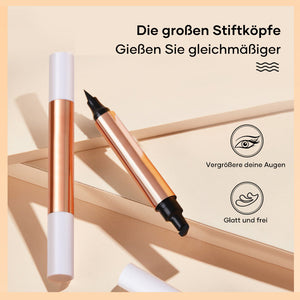 Verführerischer Cat Eye Stempel Eyeliner